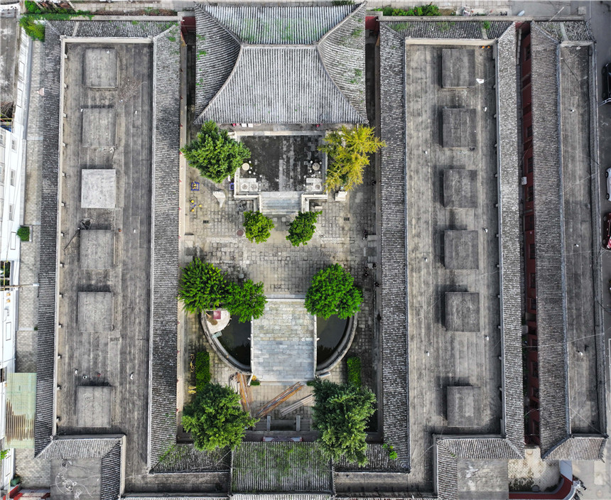 9月4日，河北省文物保护单位涿州市药王庙抢险修复基本完成。熊华明摄
