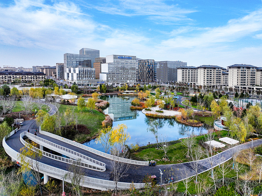 图为雄安新区中关村科技园。胡忠摄