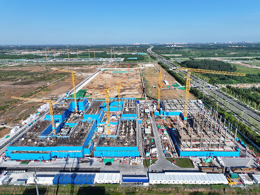 1112025年8月北科大航拍。学校供图