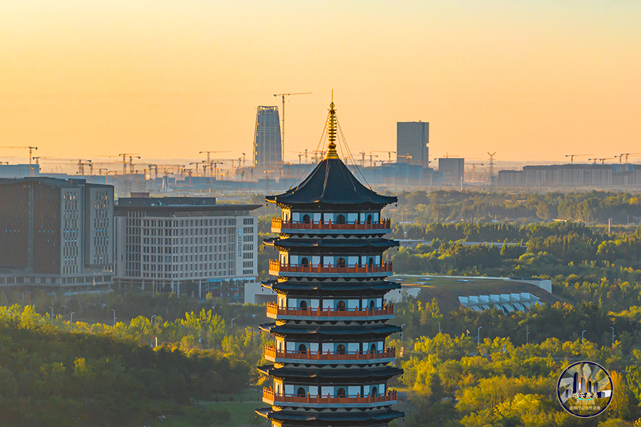 拔节生长的雄安新区。吴岩摄