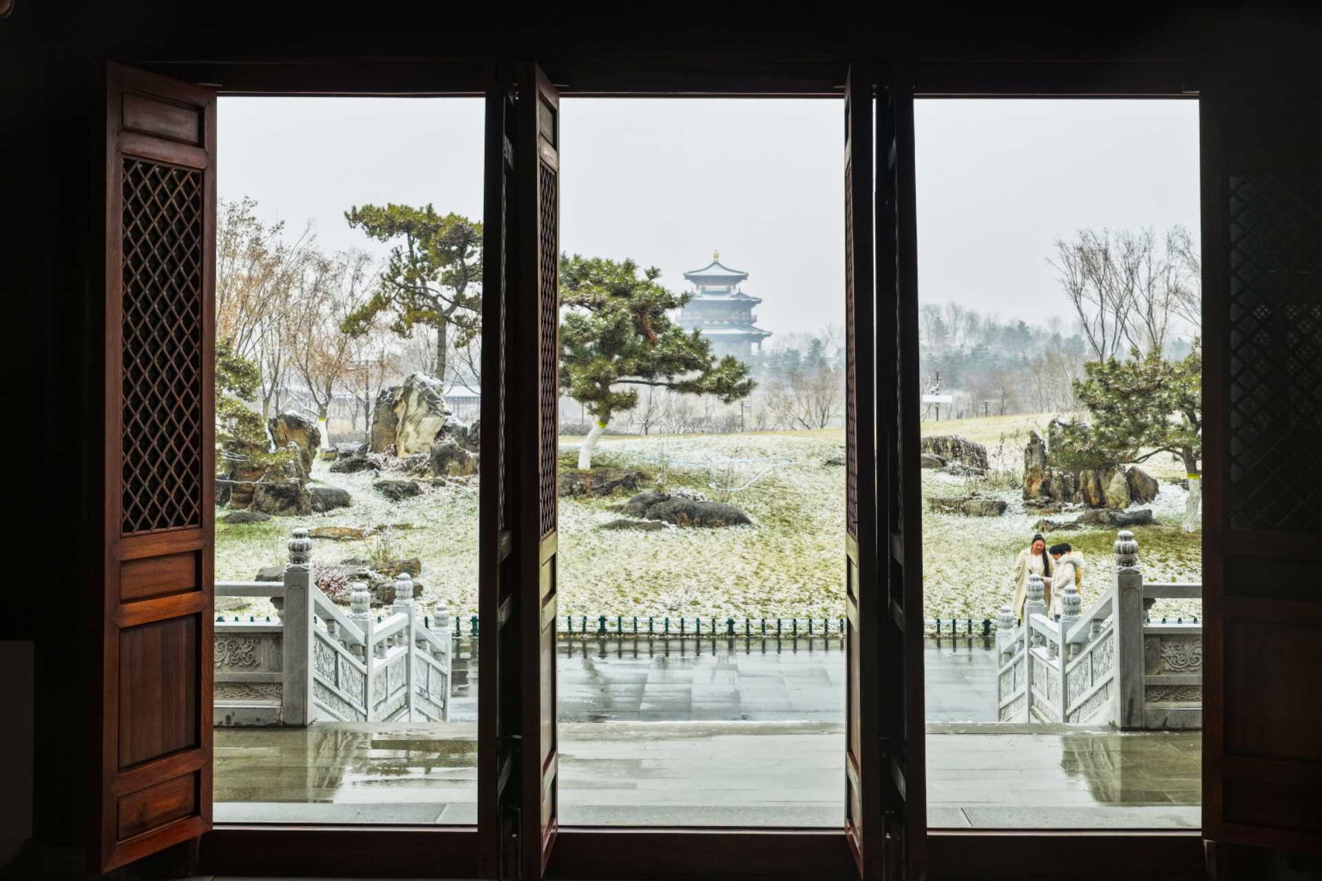 雄安悦容公园。胡忠摄