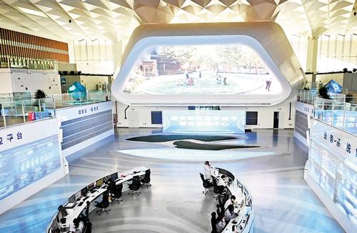 日前拍摄的雄安城市计算中心。它是雄安数字城市建设的核心枢纽。 本报记者 刘光昱摄