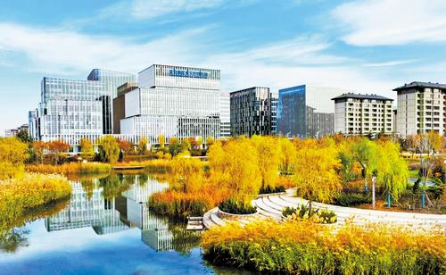 2025年11月11日拍摄的雄安新区中关村科技园。本报记者 刘光昱摄