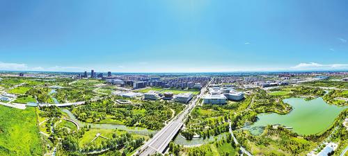 2025年7月拍摄的雄安新区启动区。杨亚文摄