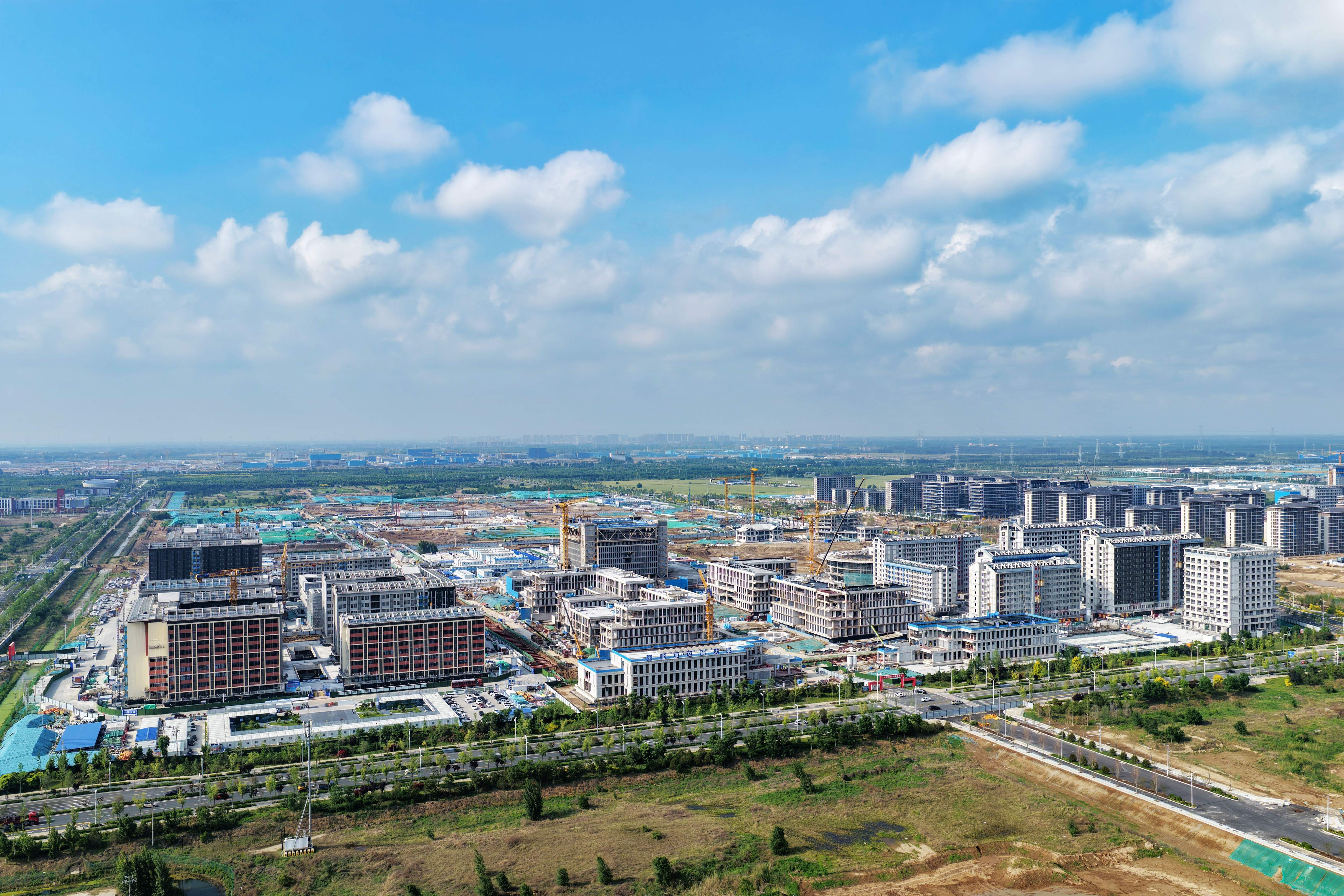 北京交通大学雄安校区。杨亚文摄