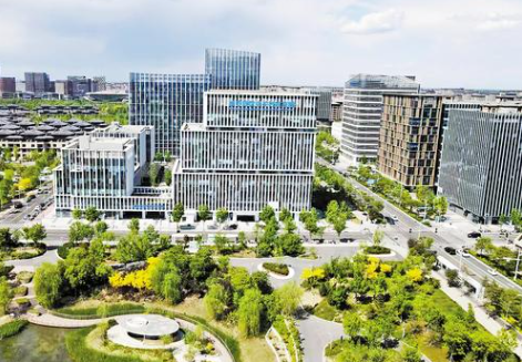 近日拍摄的雄安新区中关村科技园。本报记者 刘光昱摄