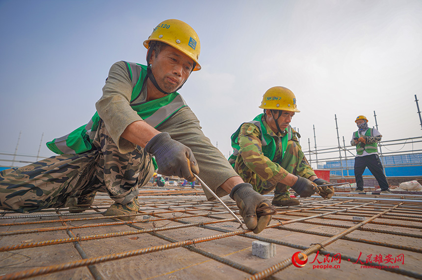 项目建设现场。人民网记者 李兆民摄